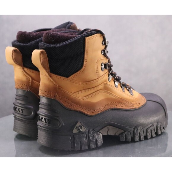 Rocky 600g Thinsulate Men\'s Ultra Waterproof Duck Snow Boots Size 9 Leather 7915 main image 4